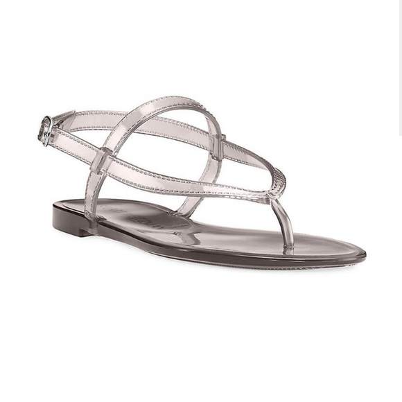 Stuart Weitzman Summer
Jelly Sandals Sz 11 color - Flannel NEW - Picture 1 of 10